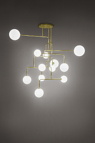 Подвесной светильник Constellation 12L полированная латунь