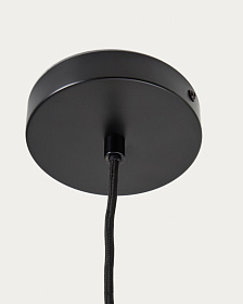 Подвесной светильник Drava из керамики бордового цвета