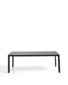Уличный стол Anafi с графитовой столешницей из спеченного камня, 220 x 100 см