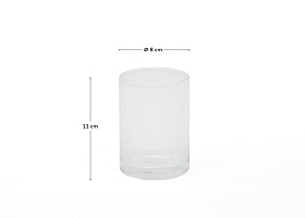 Arlem стакан для зубной щетки из прозрачного стекла