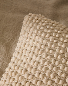 Чехол для подушки Mascarell из хлопка и полиэстера белого цветва 40 x 60 см