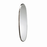 Зеркало Aries овальное 136x36 серебряное
