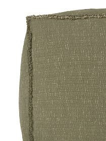Подушка-пуф Handloom хаки  45*45*45