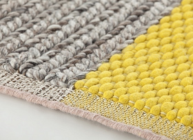 Ковер Mangas Space Plait желтый 160x250