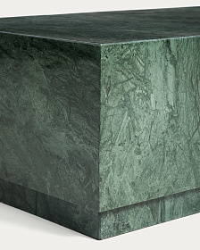 Журнальный столик Sorein из зеленого мрамора 100 x 50 см