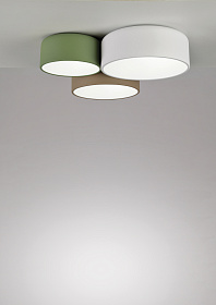 Плафон Pot 24210/60-I Белый/Бежевый/Оливковый