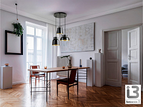 Vulcano Люстра 3L D50 черный/золотистый