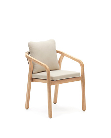 Malaret Стул из массива эвкалипта и белого шнура