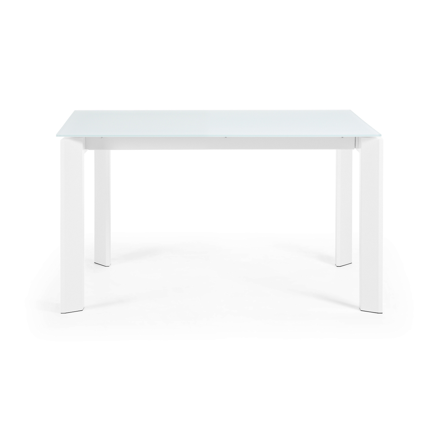 ATTA Стол 140 (200) x90 белый, стекло