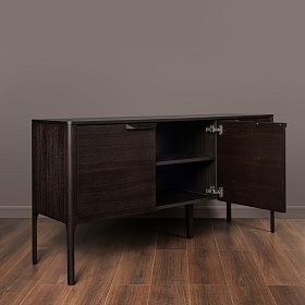 Сервант RONDA темный шпон ореха V36W1