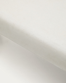 Журнальный столик Labra из цемента и акации 80 x 80 см