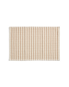 Хлопковый коврик для ванной Merade с оранжевыми полосками, 50 x 80 см