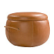 Пуф из кожи цвета Camel 5171