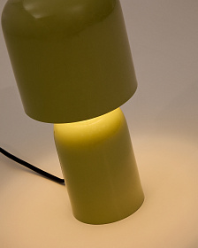 Настольная лампа Monze из светло-зеленого металла