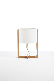 Настольная лампа Melina бежевый лен