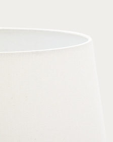 Торшер Marga из массива каучукового дерева с темной отделкой