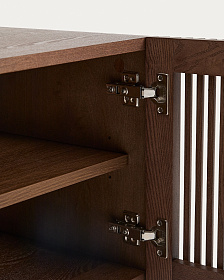 Тумба для обуви Beyla из ясеня с отделкой под орех