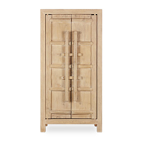 Деревянный шкаф Lilos в стиле ваби-саби