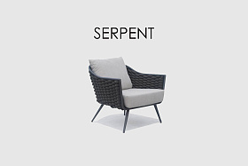 Кресло Serpent ANTHRACITE-CARBON