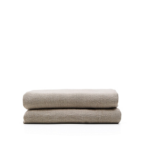 Плед Tandi из льна бежевого цвета 90 х 135 см