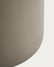 Кашпо Aiguablava из серого цемента Ø 42см