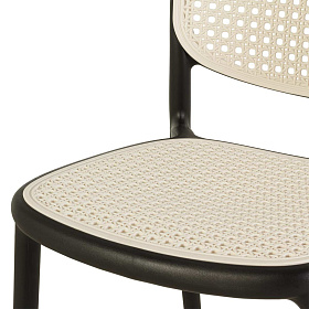 Черный садовый стул Gery