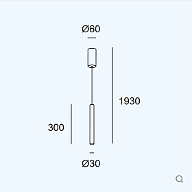 Подвесной светильник Stylus Surface 300mm 00-8541-05-05