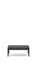 Журнальный столик Sorells из серого алюминия 57 x 91 см