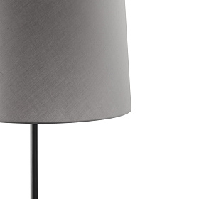 Торшер WINDSOR PIE DE SALON черный/серый абажур 1xE27