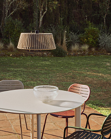 Абажур для подвесного светильника Aldet бежевый, Ø46 см