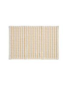 Хлопковый коврик для ванной Merade с желтыми полосками, 50 x 80 см