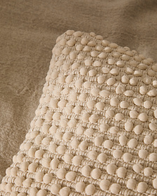 Чехол для подушки Mascarell белый из хлопка 50 x 50 см