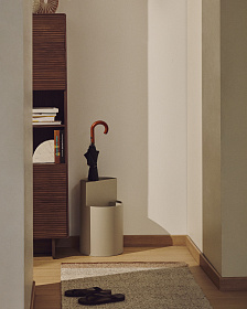 Atin Большая подставка для зонтов из бежевого металла