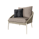 RODONA Кресло BEIGE-WHITE WASH
