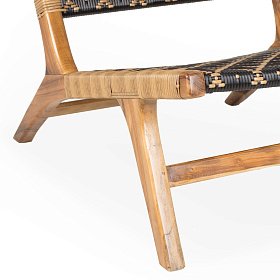 Кресло Eley из натурального тика