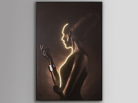 Silueta Светодиодная картина LED 120X180