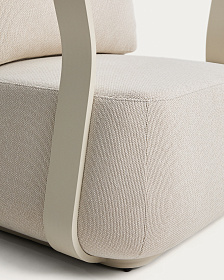 Уличное кресло Tamaris из алюминия цвета экрю