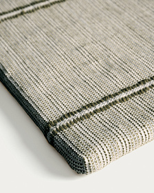 Подушка для стула Drati зеленого цвета, 100% ПЭТ, 40 x 40 см