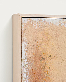 Абстрактная картина Selnar желтая 60 x 90 см