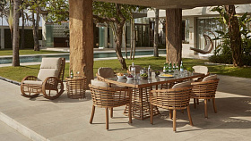 Кресло обеденное Villa OFF WHITE MUSHROOM