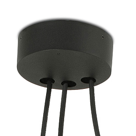 CLAP Линейный подвесной светильник черный 3x6W 3000K 38º