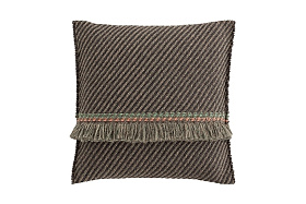 Большая подушка GL Diagonal aloe-grey 70x70 