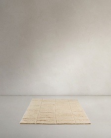 Nak Ковер шерстяной цвета экрю 160 x 230 см