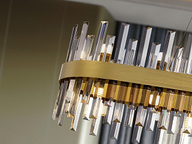 Grace Люстра 28L золотая овальная