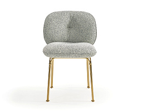 Стул Mullit на метал. ножках золотой