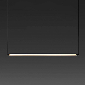 Подвесной светильник LUMINA 1200 1L COLGANTE HORIZ черный LED 24W 2200K