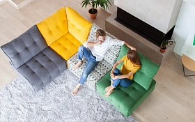 Диван угловой Urban с реклайнером 2AR + C + A