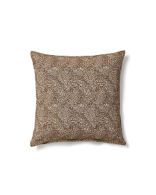 Чехол на подушку Junie из хлопкового жаккарда коричневого и бежевого цвета, 50 x 50 см
