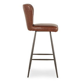 Барный стул в стиле ретро Nordwich коричневый