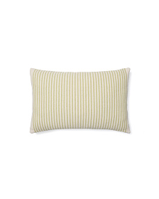 Чехол для подушки Lioris из хлопка в зеленую полоску 60 x 40 см